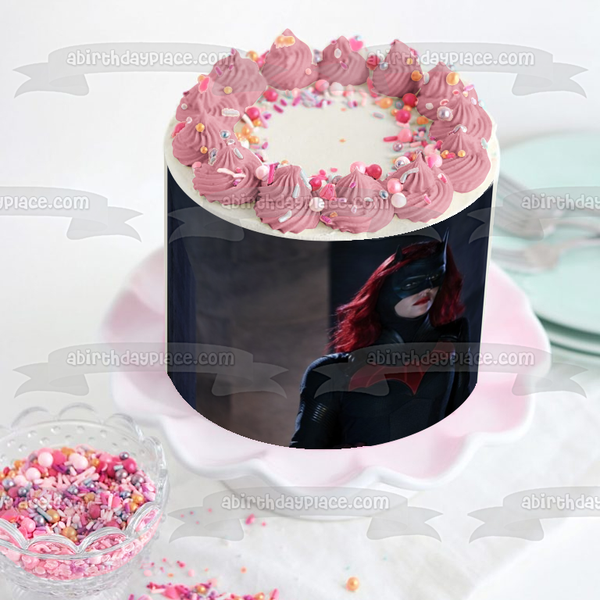 Batwoman Kate Kane DC Ruby Rose Edible Cake Topper Image ABPID50416