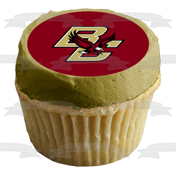 Boston College Eagles Logo NCAA College Sports Edible Cake Topper Image ABPID51001