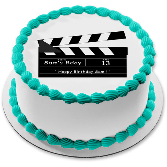Imagen de decoración comestible personalizable para tarta de Clacker de la película ABPID50748 
