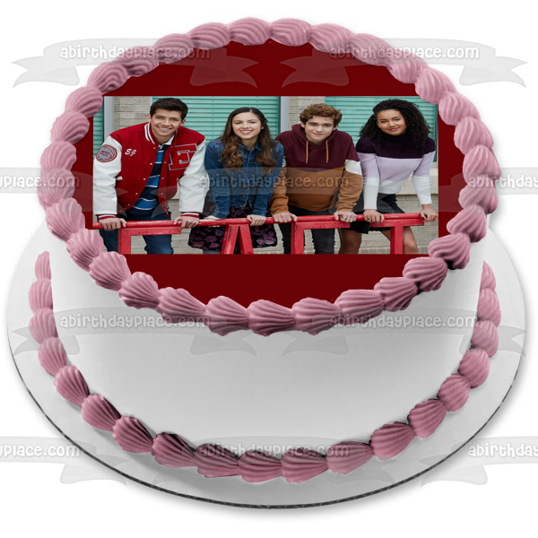 High School Musical: The Musical the Series Disney Gina Nini Rickey E.J Edible Cake Topper Image ABPID50854