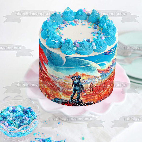 The Outer Worlds Stranger Edible Cake Topper Image ABPID50858