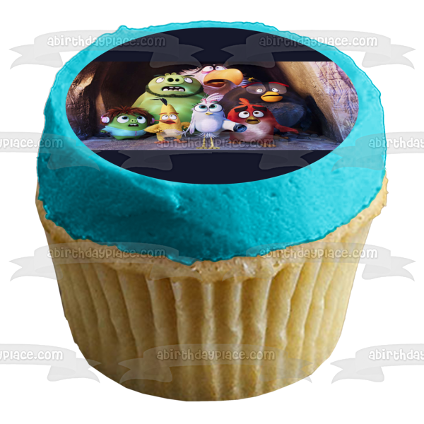 The Angry Birds 2 Pig Mother Terrence Silver Leonard Cave Edible Cake Topper Image ABPID51097