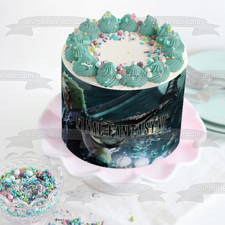 Imagen comestible para tarta de Final Fantasy VII (7) Cloud Strife Sword ABPID51117 