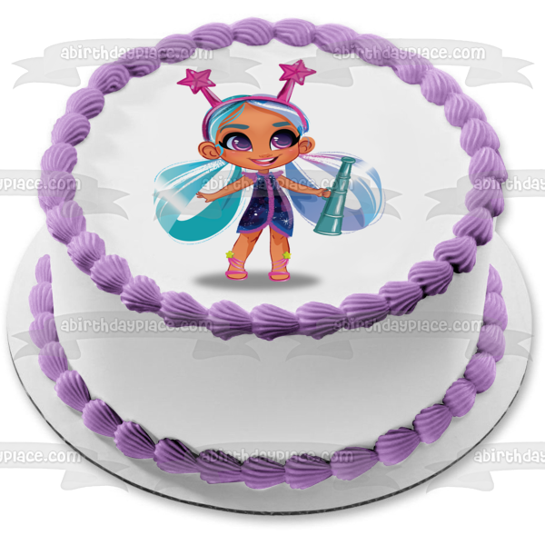 Hairdorables Neila Space Expert Edible Cake Topper Image ABPID50908
