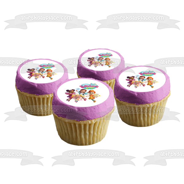 Butterbean's Cafe Butterbean Poppy Dazzle Cricket Fairies Edible Cake Topper Image ABPID50938