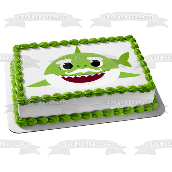 Baby Shark Grandpa Shark Edible Cake Topper Image ABPID50972