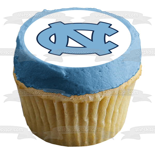 North Carolina State University Tar Heels Logo NCAA Edible Cake Topper Image ABPID50995