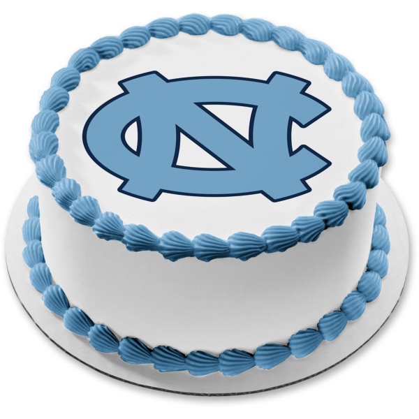 North Carolina State University Tar Heels Logo NCAA Edible Cake Topper Image ABPID50995