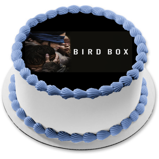 Bird Box Malorie Boy Girl Edible Cake Topper Image ABPID51194