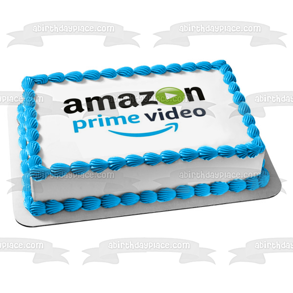 Amazon Prime Video Logo Edible Cake Topper Image ABPID51304