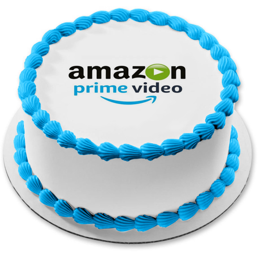 Amazon Prime Video Logo Edible Cake Topper Image ABPID51304