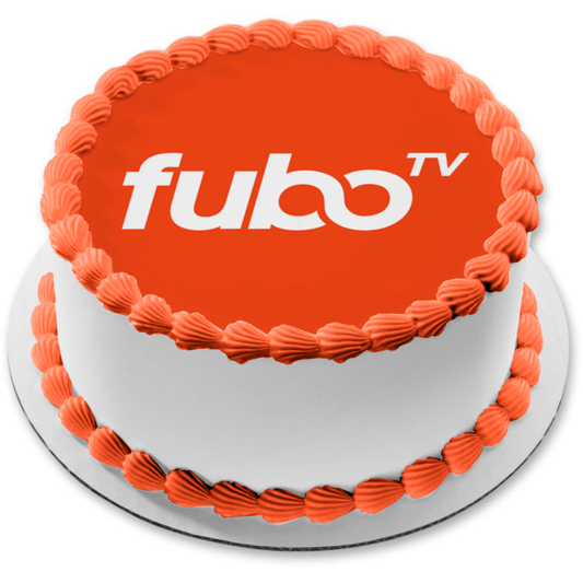 Fubo TV Logo Edible Cake Topper Image ABPID51309