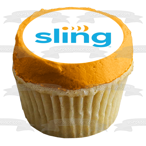 Sling Logo Edible Cake Topper Image ABPID51312