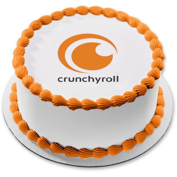 Crunchyroll Logo Edible Cake Topper Image ABPID51315