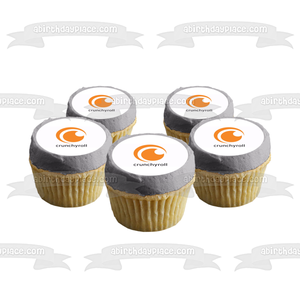 Crunchyroll Logo Edible Cake Topper Image ABPID51315