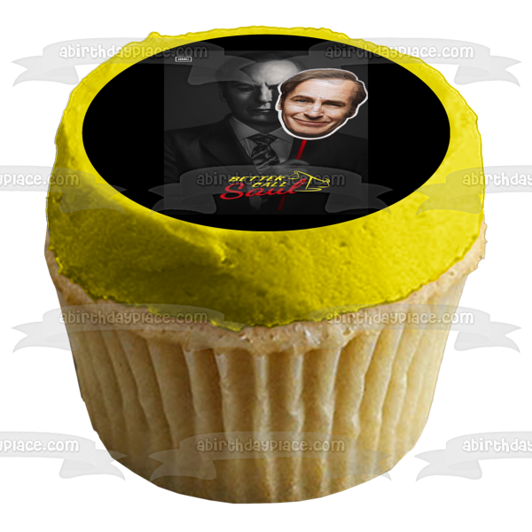 Better Call Saul Season 5 Saul Goodman Happy Face Mask Edible Cake Topper Image ABPID51233