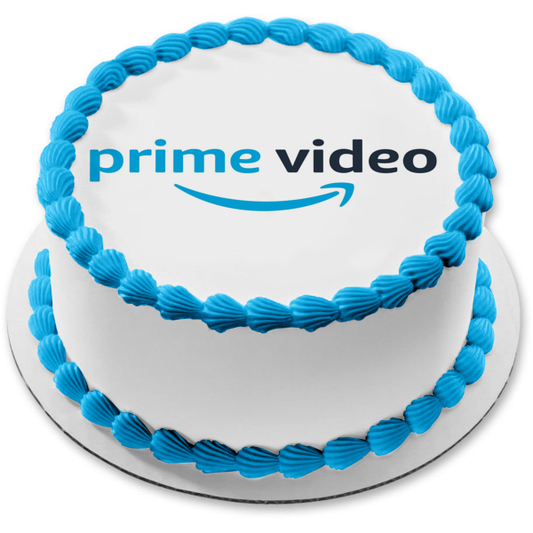 Amazon Prime Video Logo Edible Cake Topper Image ABPID51329