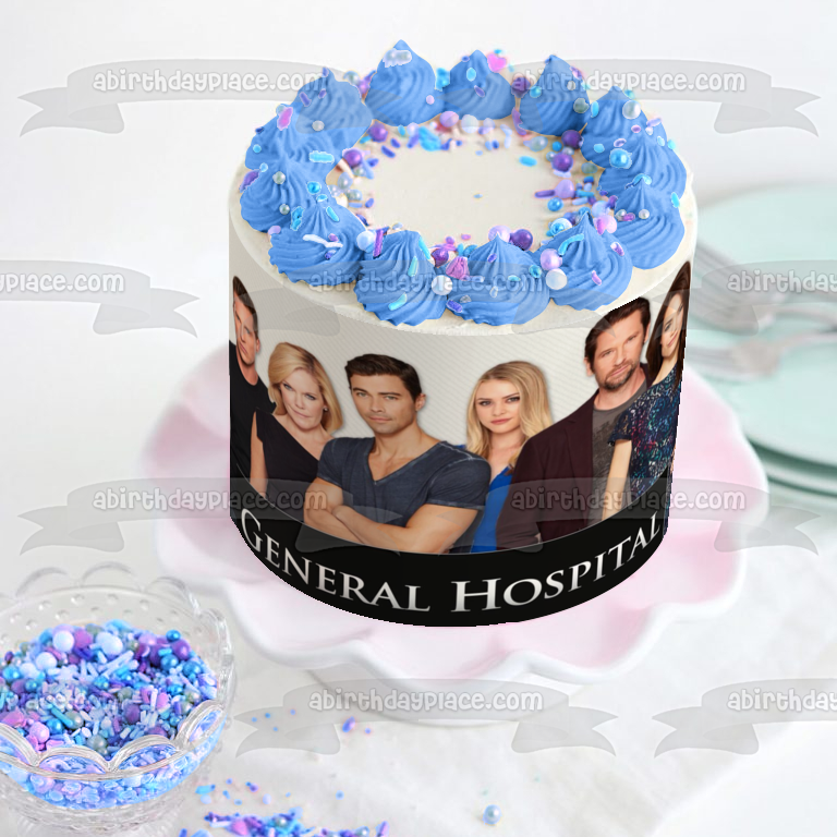 General Hospital Ava Jerome Elizabeth Webber Jason Morgan Edible Cake Topper Image ABPID51258
