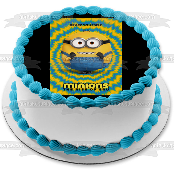 Minions: The Rise of Gru Despicable Me Otto Edible Cake Topper Image ABPID51396