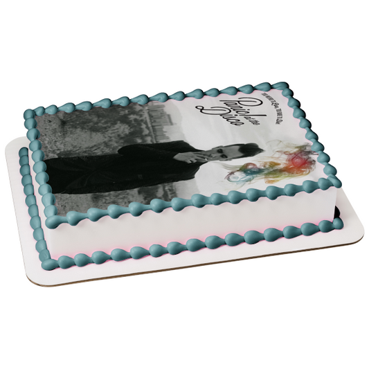 ¡Pánico! En la discoteca "¡Demasiado raro para vivir, demasiado raro para morir!" Portada del álbum Brendon Urie Imagen comestible para decoración de tarta ABPID51403 