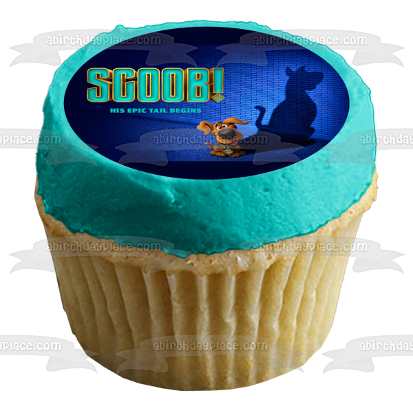 Scoob! His Epic Tail Begins Scooby Doo Mystery Inc Edible Cake Topper Image ABPID51406