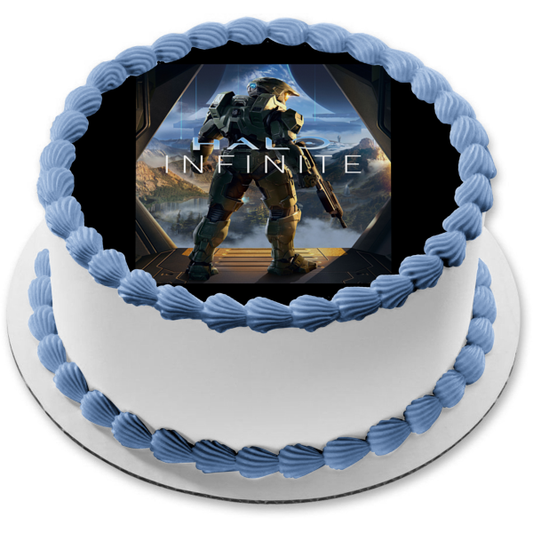 Halo Infinite XBox Skybox Labs Halo 6 Edible Cake Topper Image ABPID51418