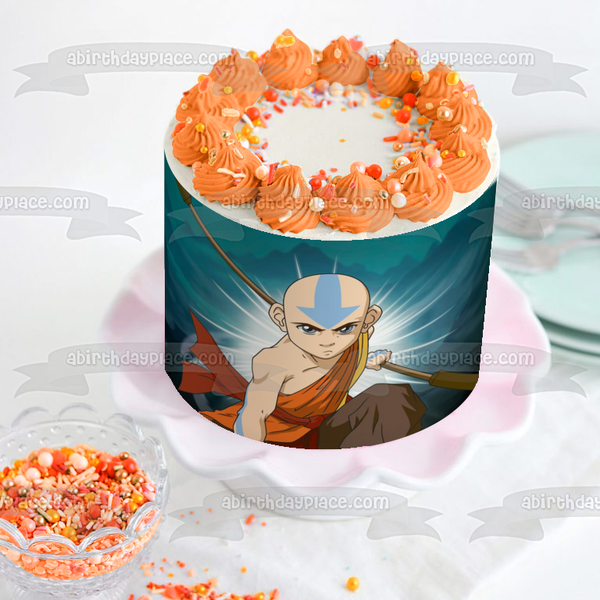 Aang Edible Cake Topper Image ABPID51423
