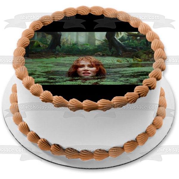 Jurassic World: Dominion Claire In Muddy Water Edible Cake Topper Image ABPID56387