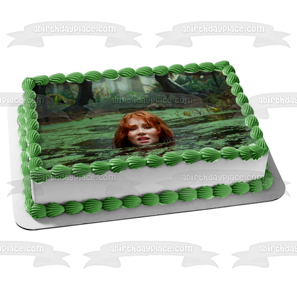 Jurassic World: Dominion Claire In Muddy Water Edible Cake Topper Image ABPID56387