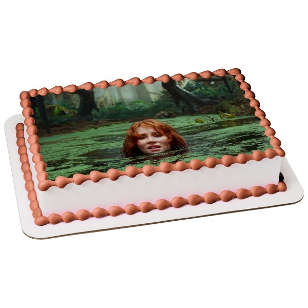 Jurassic World: Dominion Claire In Muddy Water Edible Cake Topper Image ABPID56387