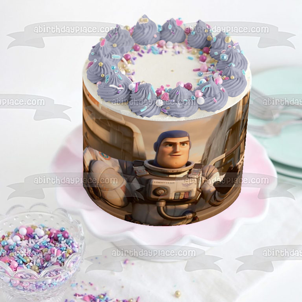 Lightyear Buzz Edible Cake Topper Image ABPID56397