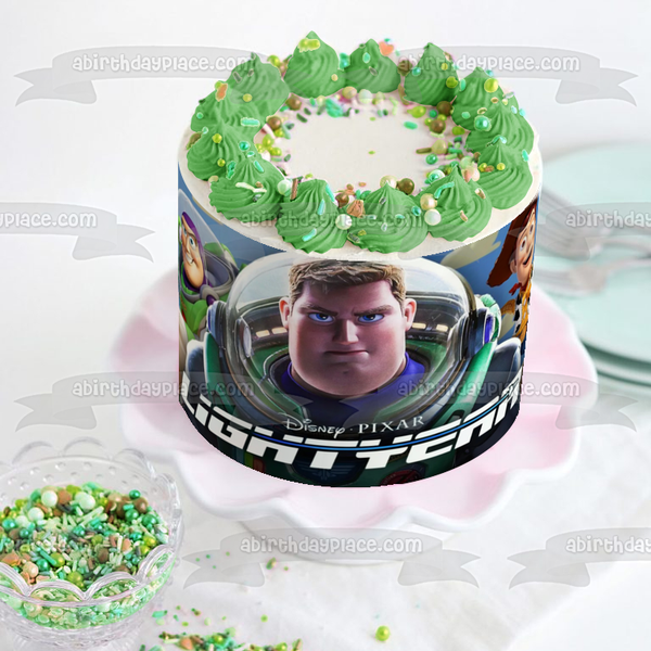 Lightyear Woody Buzz and Tim Edible Cake Topper Image ABPID56398