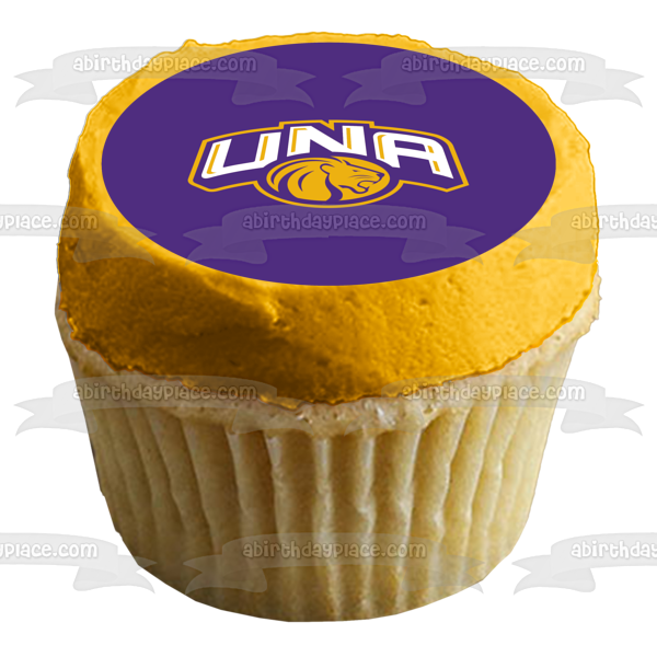 University of North Alabama Logo Edible Cake Topper Image ABPID51701
