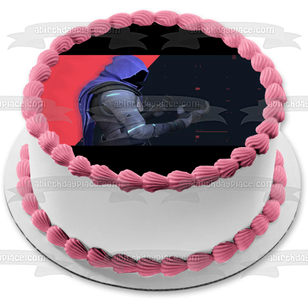 Valorant Omen Edible Cake Topper Image ABPID51704