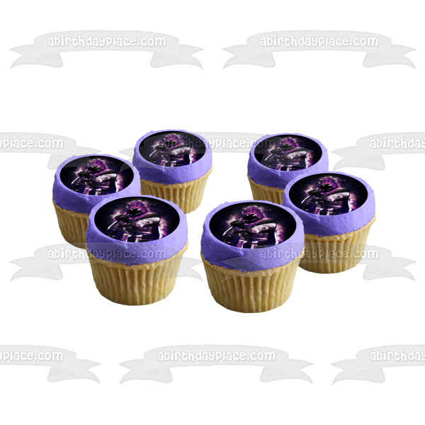 Valorant Omen Galaxy Edible Cake Topper Image ABPID51705