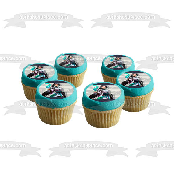 Valorant Sage Edible Cake Topper Image ABPID51709