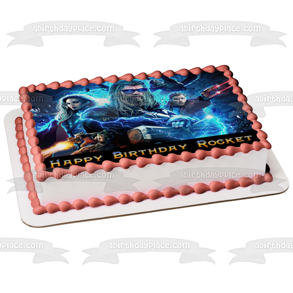 Thor Love and Thunder Jane Guardians of the Galaxy Edible Cake Topper Image ABPID56417