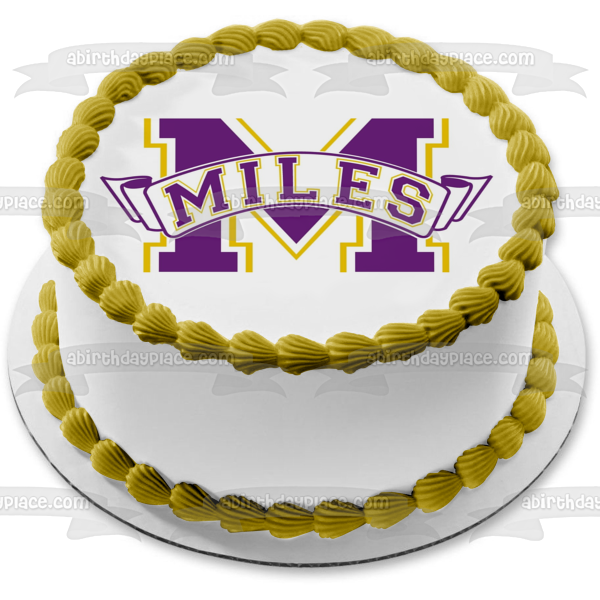 Miles College Edible Cake Topper Image ABPID51733