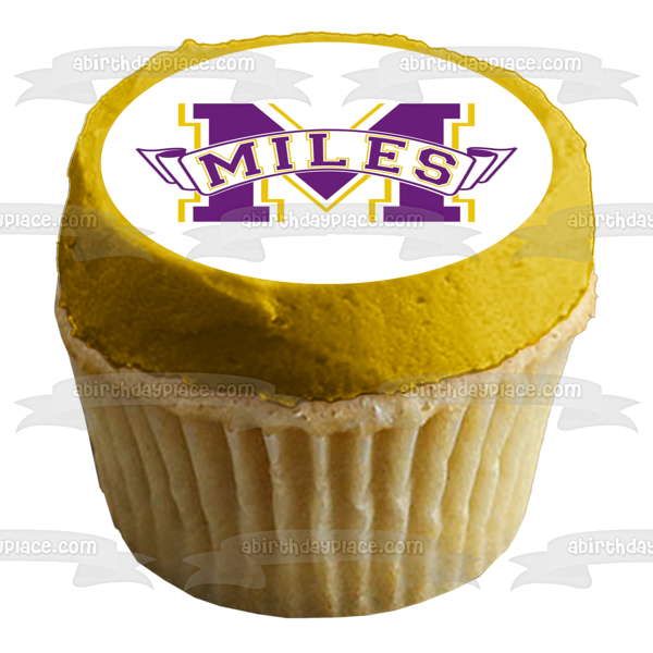 Miles College Edible Cake Topper Image ABPID51733