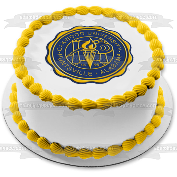 Oakwood University Edible Cake Topper Image ABPID51734
