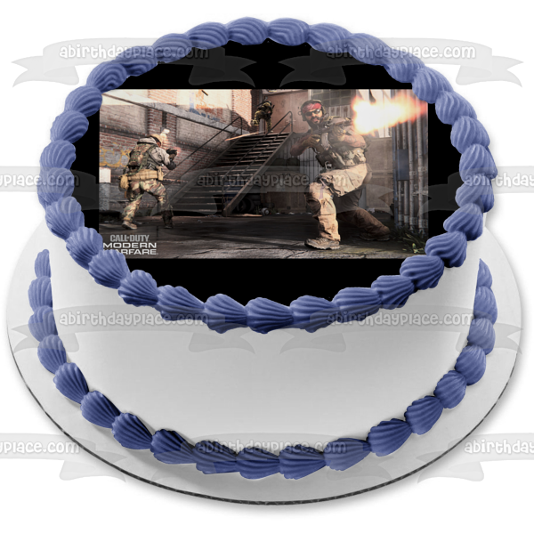 Call of Duty: Modern Warfare Wayne "D-Day" Davis Edible Cake Topper Image ABPID51745