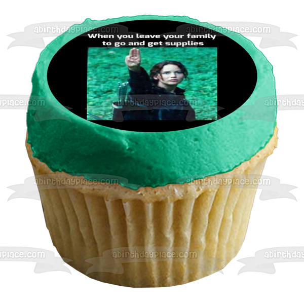 Coronavirus Meme The Hunger Games Katniss Everdeen Edible Cake Topper Image ABPID51505