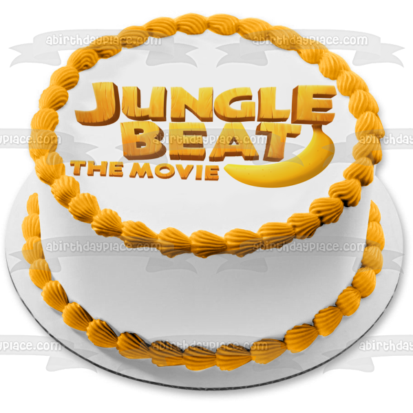 Jungle Beat the Movie Banana Edible Cake Topper Image ABPID51681