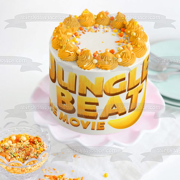 Jungle Beat the Movie Banana Edible Cake Topper Image ABPID51681