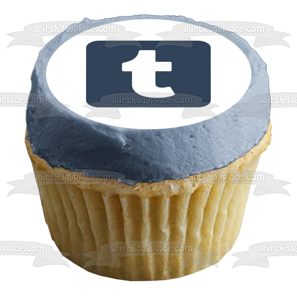 Tumblr Logo Edible Cake Topper Image ABPID51777