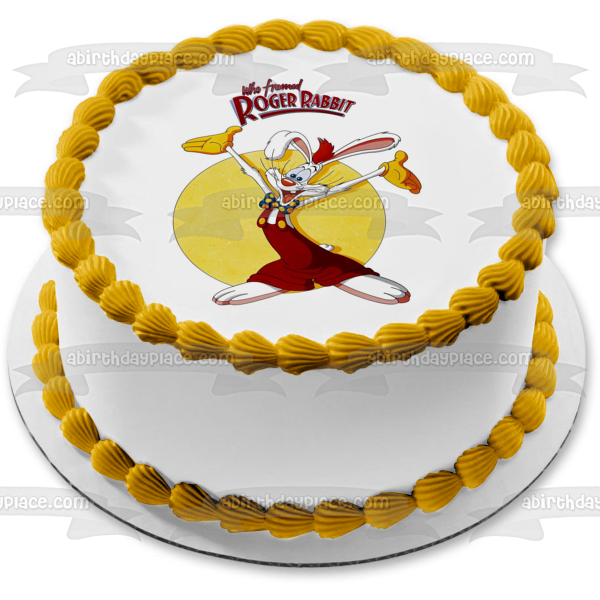 Who Framed Roger Rabbit Poster Edible Cake Topper Image ABPID51778