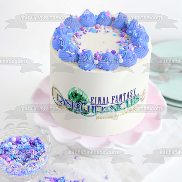 Final Fantasy Crystal Chronicles Remastered Edition Edible Cake Topper Image ABPID51787