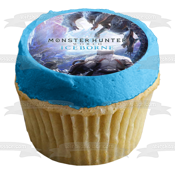 Monster Hunter World: Iceborne Banbaro Beotodus Nargacuga Edible Cake Topper Image ABPID51869