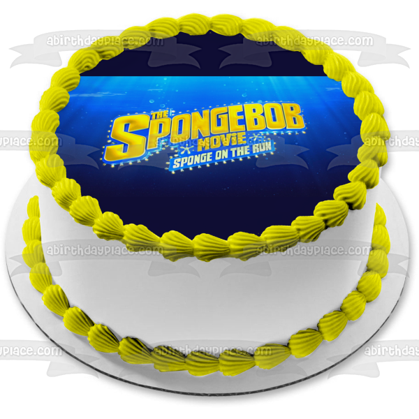 The SpongeBob Movie: Sponge on the Run Edible Cake Topper Image ABPID52041