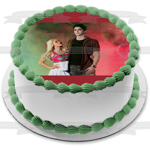 Z-O-M-B-I-E-S 3 Zed and Lacey Edible Cake Topper Image ABPID56418